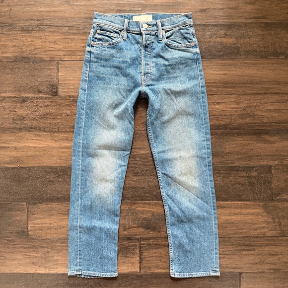 MOTHER Superior Tomcat Denim Jeans Kneeling on Stones Sz 26/27 NEW $260!! - Picture 3 of 6